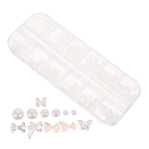 TOYZFRIENDY 1 Schachtel Nail Charms Schmetterling Perlen Nail Art Schmuck Nageldekorationen mit Aufbewahrungsbox Luxuriöse Nagelverzierung für Nageldesign Fächer Mix TOYZFRIENDY 1 Schachtel Nail Charms Schmetterling Perlen Nail Art Schmuck Nageldekorationen mit Aufbewahrungsbox Luxuriöse Nagelverzierung für Nageldesign Fächer Mix von TOYZFRIENDY