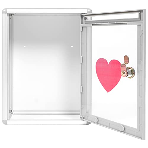 TOYZFRIENDY 1 Stück Transparente Herzförmige Spendenbox aus Metall mit Schloss Sichere Briefkasten Design für Geld und Briefe für Fundraising Aktionen und Meinungsumfragen TOYZFRIENDY 1 Stück Transparente Herzförmige Spendenbox aus Metall mit Schloss Sichere Briefkasten Design für Geld und Briefe für Fundraising Aktionen und Meinungsumfragen von TOYZFRIENDY