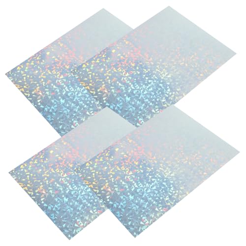 TOYZFRIENDY 10 Blatt Teiliges Holographisches Stickerpapier Selbstklebend Wasserfestes Vinyl Aufkleberpapier Kompatibel mit Tintenstrahldruckern für DIY Etiketten Basteln Scrapbooking und TOYZFRIENDY 10 Blatt Teiliges Holographisches Stickerpapier Selbstklebend Wasserfestes Vinyl Aufkleberpapier Kompatibel mit Tintenstrahldruckern für DIY Etiketten Basteln Scrapbooking und von TOYZFRIENDY