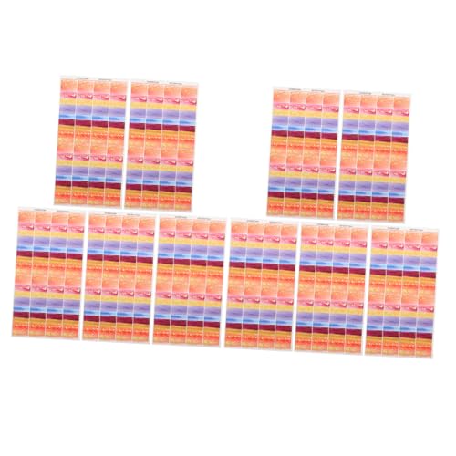 TOYZFRIENDY 10 Blatt Wasserdichte Selbstklebende Blackboard Sticker Dekorativer Aufkleber für Pinnwand Bulletin Board Trim DIY Border Sticker für Klassenzimmer Kinderzimmer Büro von TOYZFRIENDY