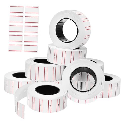 TOYZFRIENDY 10 Rollen Weiße Preisschilder Etiketten Selbstklebend für Preisauszeichner Kompatibel Klare Beschriftung Reißfestes Papier Geeignet für Einzelreihen Preismarkierer Vielseitig TOYZFRIENDY 10 Rollen Weiße Preisschilder Etiketten Selbstklebend für Preisauszeichner Kompatibel Klare Beschriftung Reißfestes Papier Geeignet für Einzelreihen Preismarkierer Vielseitig von TOYZFRIENDY