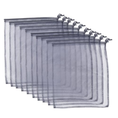 TOYZFRIENDY 10 Stk Teiliges Mesh Aufbewahrungsbeutel Schwarz Atmungsaktive Tragetasche für Badartikel Wasserabweisend Leicht für Reisen Schwimmbad Camping und Sportbedarf TOYZFRIENDY 10 Stk Teiliges Mesh Aufbewahrungsbeutel Schwarz Atmungsaktive Tragetasche für Badartikel Wasserabweisend Leicht für Reisen Schwimmbad Camping und Sportbedarf von TOYZFRIENDY