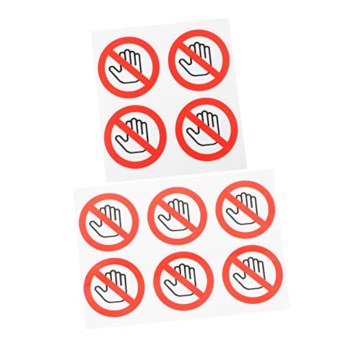 TOYZFRIENDY 10 Stück Berühren Warnaufkleber Selbstklebende Sicherheitssticker für Maschinen und Oberflächen Durchmesser Langlebig Unfallverhütung TOYZFRIENDY 10 Stück Berühren Warnaufkleber Selbstklebende Sicherheitssticker für Maschinen und Oberflächen Durchmesser Langlebig Unfallverhütung von TOYZFRIENDY