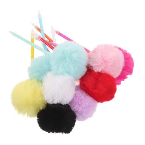 TOYZFRIENDY 10 Stück Kreative Pom Pom Kugelschreiber mit Flauschigen Plüschköpfen Weiche Griffzone Smudge Resistente Tinte Bunte Schreibstifte für Schüler Mädchen Büro und Schule TOYZFRIENDY 10 Stück Kreative Pom Pom Kugelschreiber mit Flauschigen Plüschköpfen Weiche Griffzone Smudge Resistente Tinte Bunte Schreibstifte für Schüler Mädchen Büro und Schule von TOYZFRIENDY