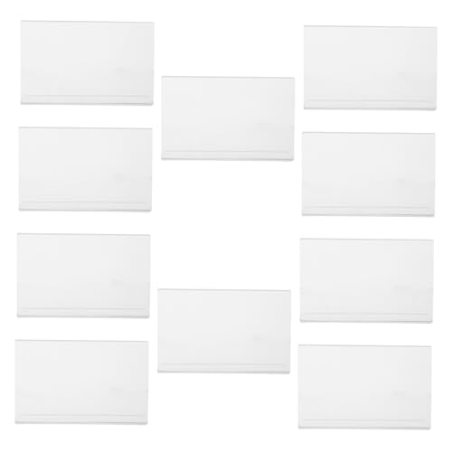 TOYZFRIENDY 10 Stück Teiliges Acryl Schildhalter Klar Förmig Vielseitig Platzierbar für Tisch Regal und Wand Stabiler für Preisschilder Namens und Werbeanzeigen Büro Laden Schule und Zuhause TOYZFRIENDY 10 Stück Teiliges Acryl Schildhalter Klar Förmig Vielseitig Platzierbar für Tisch Regal und Wand Stabiler für Preisschilder Namens und Werbeanzeigen Büro Laden Schule und Zuhause von TOYZFRIENDY