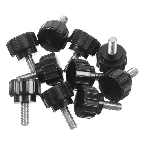 TOYZFRIENDY 10 Stück Teiliges Daumenschrauben aus mit Gerändeltem Kopf für Sicheres Klemmen und Einfache Handmontage Geeignet für Maschinen und Monitorbefestigung von TOYZFRIENDY