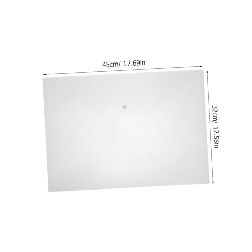 TOYZFRIENDY 10 Stück Teiliges Dokumententaschen Transparent Mikron Starke Kunststoff ordner Mit Druckknopf Sicherer Datei Organizer Für Büro Papierlagerung von TOYZFRIENDY