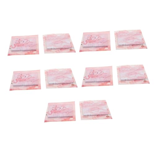 TOYZFRIENDY 10 Stück Teiliges Kreative Haftnotizen mit Pinkem Flamingo motiv Selbstklebend Rückstandsfrei Entfernbar für Notizen Nachrichten und Bürobedarf Verspieltes Design für Mädchen und von TOYZFRIENDY