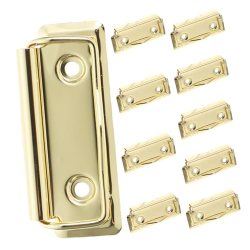 TOYZFRIENDY 10 Stück Teiliges Metall klemmbrett clips aus Aluminiumlegierung Stabile und Vielseitige Schreibbrett klemmen für Büro Schule und Zuhause Handlich und Praktisch für Schüler und von TOYZFRIENDY