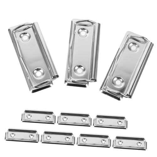 TOYZFRIENDY 10 Stück Teiliges Metall klemmbretter Clips Starke Schreibbrett klammern für Büro Dokumentenorganisation Kleine Leichte Metall clips für Zuverlässigen Halt Berichten von TOYZFRIENDY