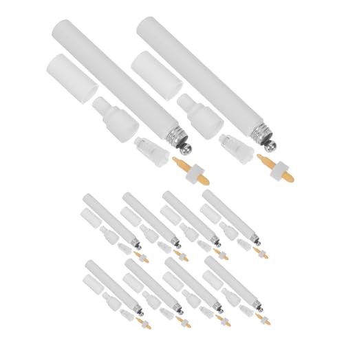TOYZFRIENDY 10 Stück Teiliges Nachfüllbare Acryl Ölfarbmarker Nachfüllbare Leere Rundkopf-marker Kompatibel mit Vielen Marken für Präzises Malen Reparatur und Diy-kunstprojekte von TOYZFRIENDY