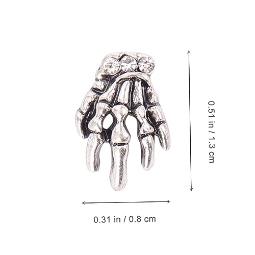 TOYZFRIENDY 10 Stück Teiliges Nageldesign mit Legiertem Skelett Hand Drill Diy Maniküre Aufkleber Vielseitig für Nagelkunst und Profi Salon Geeignet Kreative Dekoration TOYZFRIENDY 10 Stück Teiliges Nageldesign mit Legiertem Skelett Hand Drill Diy Maniküre Aufkleber Vielseitig für Nagelkunst und Profi Salon Geeignet Kreative Dekoration von TOYZFRIENDY
