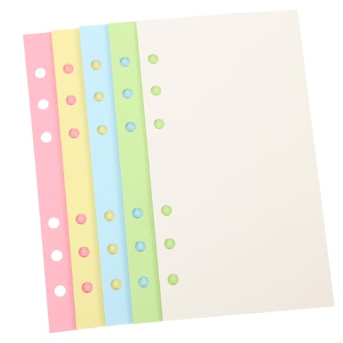 TOYZFRIENDY 100 Blatt Blanko Nachfüllpapier Gelocht Farbiges Lose Papier für Ringbuch Flexible Nachfüllblätter Glatte Schreiboberfläche Geeignet für Büro und Schule TOYZFRIENDY 100 Blatt Blanko Nachfüllpapier Gelocht Farbiges Lose Papier für Ringbuch Flexible Nachfüllblätter Glatte Schreiboberfläche Geeignet für Büro und Schule von TOYZFRIENDY