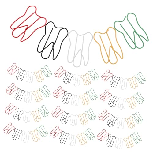 TOYZFRIENDY 100 Stück Bunte Büroklammern Zahnförmig aus Robustem Farbenfrohe Kleine Büroklammern zur Organisation von Dokumenten Fotos und Kalendern für Schule Büro und Zuhause TOYZFRIENDY 100 Stück Bunte Büroklammern Zahnförmig aus Robustem Farbenfrohe Kleine Büroklammern zur Organisation von Dokumenten Fotos und Kalendern für Schule Büro und Zuhause von TOYZFRIENDY
