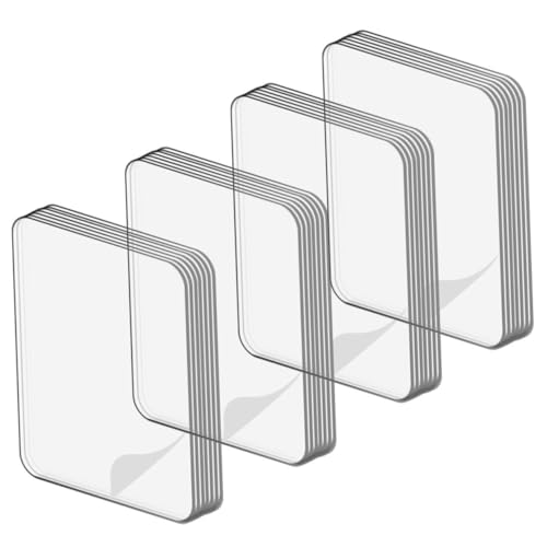 TOYZFRIENDY 100 Stück Nano Doppelseitiges Klebeband Quadratisch Stark Selbstklebend Transparent Vielseitig Für Wand Deko Foto Teppich Befestigung Ohne Bohren von TOYZFRIENDY