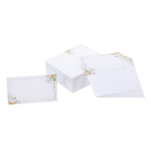 TOYZFRIENDY 100 Stück Sitzkarten für Hochzeit Tischdekoration Faltbare Dinner Place Cards mit Glatter Schreibfläche Vielseitig Einsetzbar für Shower Party Bankett TOYZFRIENDY 100 Stück Sitzkarten für Hochzeit Tischdekoration Faltbare Dinner Place Cards mit Glatter Schreibfläche Vielseitig Einsetzbar für Shower Party Bankett von TOYZFRIENDY