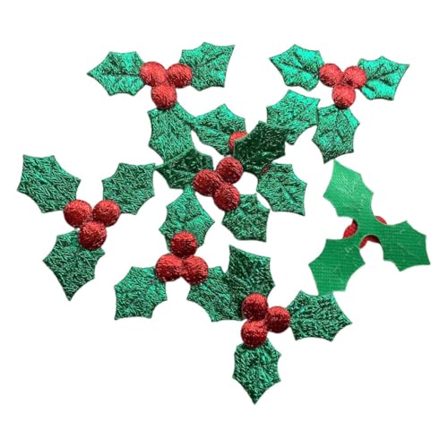 TOYZFRIENDY 100 Stück Teiliges Deko und Rote Früchte Gold Grün Langlebiges Material Handgefertigte Weihnachtsdeko für DIY Bastelprojekte und Fensterornamente TOYZFRIENDY 100 Stück Teiliges Deko und Rote Früchte Gold Grün Langlebiges Material Handgefertigte Weihnachtsdeko für DIY Bastelprojekte und Fensterornamente von TOYZFRIENDY