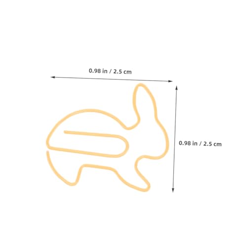 TOYZFRIENDY 100 Stück Teiliges Hasen Büroklammern aus Stabilem Metall Niedliche Tierförmige Lesezeichen Dokumentenclips Leichte und Langlebige Rabbit Paper Clips für Schule Büro und TOYZFRIENDY 100 Stück Teiliges Hasen Büroklammern aus Stabilem Metall Niedliche Tierförmige Lesezeichen Dokumentenclips Leichte und Langlebige Rabbit Paper Clips für Schule Büro und von TOYZFRIENDY