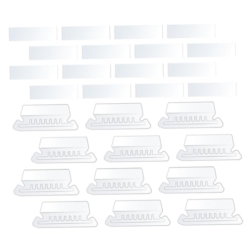 TOYZFRIENDY 100 Stück Transparente PVC Hängeregister tabs mit Abnehmbaren Papier einsätzen Robuste Dateiordner registerkarten zum Beschriften und Sortieren von Dokumenten Wiederverwendbar und von TOYZFRIENDY