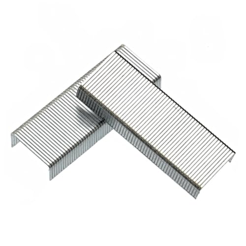 TOYZFRIENDY 1000 Stck Verzinkte Tackerklammern Robuste Heftklammern für Büro und Heftgerät Kompatibel mit Standard Tacker Langlebig und Korrosionsbeständig von TOYZFRIENDY