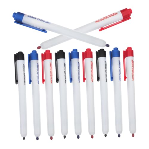 TOYZFRIENDY 12 Stück Teiliges Whiteboard Marker Abwischbare Marker Stifte in Rot Blau Schwarz für Büro Schule und Zuhause Druckmechanisch Langlebig Vielseitig Einsetzbar Leicht zu Radieren TOYZFRIENDY 12 Stück Teiliges Whiteboard Marker Abwischbare Marker Stifte in Rot Blau Schwarz für Büro Schule und Zuhause Druckmechanisch Langlebig Vielseitig Einsetzbar Leicht zu Radieren von TOYZFRIENDY