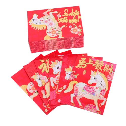 TOYZFRIENDY 120 Stück Rote Umschläge Pferde Motiv Chinesische Neujahrsumschläge für Geldgeschenke und Karten Langlebige Farben Großzügiges Format für Frühlingsfest und Hochzeit TOYZFRIENDY 120 Stück Rote Umschläge Pferde Motiv Chinesische Neujahrsumschläge für Geldgeschenke und Karten Langlebige Farben Großzügiges Format für Frühlingsfest und Hochzeit von TOYZFRIENDY