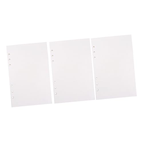 TOYZFRIENDY 135 Blatt Nachfüllpapier Loose Leaf Einlagen Ersatz für Ringbuch Notizbücher Vielseitig für Schule Büro und Journale Hochwertiges Schreibpapier von TOYZFRIENDY
