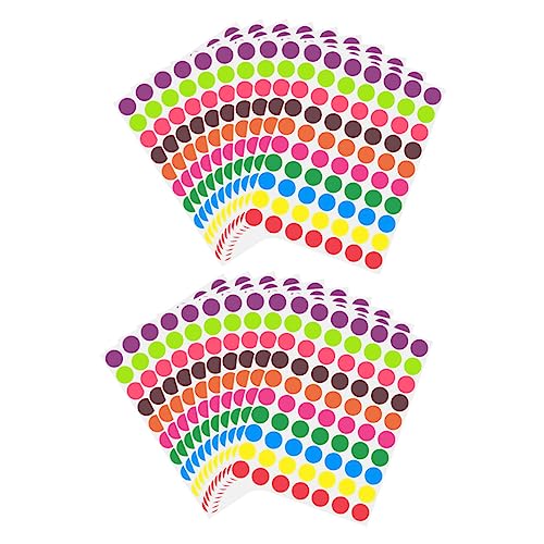 TOYZFRIENDY 1400 Stück Teiliges Bunte Selbstklebende Runde Punktaufkleber Vielseitige Klebepunkte für Beschriften Sortieren Versiegeln von Umschlägen Paketen Notizbüchern für Büro und Basteln TOYZFRIENDY 1400 Stück Teiliges Bunte Selbstklebende Runde Punktaufkleber Vielseitige Klebepunkte für Beschriften Sortieren Versiegeln von Umschlägen Paketen Notizbüchern für Büro und Basteln von TOYZFRIENDY