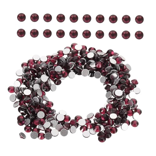 TOYZFRIENDY 1440 Stück Teiliges Nageldesign Strasssteine Set Tiefe Violette Flache Rückseite Nail Art Rhinestones Langlebig Vielseitig für Salon DIY und Elegante Kreative Nagelverzierungen von TOYZFRIENDY