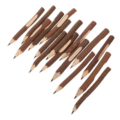 TOYZFRIENDY 16 Stück Teiliges Holz Kugelschreiber Multifunktionale Stifte Tragbar Langlebig Kreatives Design für Schüler Büro Schreiben Zeichnen Basteln Notizen Grußkarten von TOYZFRIENDY