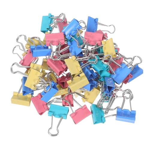 TOYZFRIENDY 180 Stück Teiliges Mini Büroklammern Bunte Metallklammern für Papier Organisation Zuhause Schule Büro Multifunktionale Dokumentenhalter in Regenbogenfarben von TOYZFRIENDY