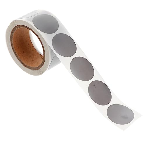 TOYZFRIENDY 1Rolle Selbstklebende Runde Etiketten Silberne Aufkleber für DIY und Partys Praktische Sticker aus Premium für Dekoration und Beschriftung von TOYZFRIENDY