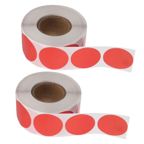 TOYZFRIENDY 2 Rollen Aufkleber Selbstklebend mit Etiketten Blanko Thermoetiketten für Küchenvorräte Büro Klassenzimmer als Food Labels und Aufbewahrungsmarkierungen von TOYZFRIENDY
