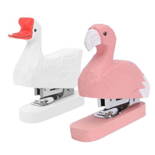 TOYZFRIENDY 2 Stück Handgefertigter Mini Holz Heftgerät Tierform Kreatives Bürobedarf Kompaktes Lustiges Schreibtischzubehör für Zuhause und Schule TOYZFRIENDY 2 Stück Handgefertigter Mini Holz Heftgerät Tierform Kreatives Bürobedarf Kompaktes Lustiges Schreibtischzubehör für Zuhause und Schule von TOYZFRIENDY