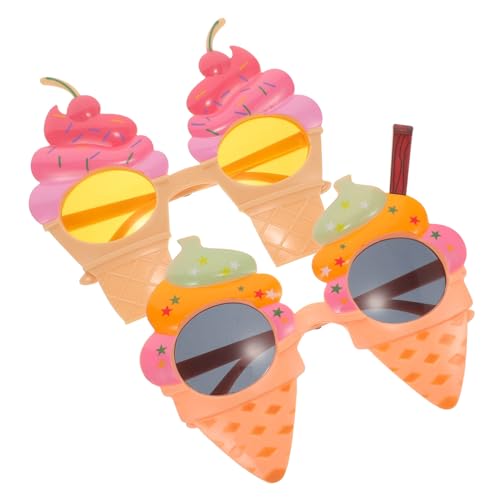 TOYZFRIENDY 2 Stück Hawaiian Party Sonnenbrille Eiscreme Farbige Designs Tragbare Foto Requisiten für Luau Partys Maskeraden und Festlichkeiten für Kreative Fotomomente TOYZFRIENDY 2 Stück Hawaiian Party Sonnenbrille Eiscreme Farbige Designs Tragbare Foto Requisiten für Luau Partys Maskeraden und Festlichkeiten für Kreative Fotomomente von TOYZFRIENDY