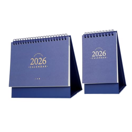 TOYZFRIENDY 2 Stück Mini-tischkalender: 2026 Stehender Desktop-flip-monats-flip-tischkalender-planer-staffelei Ästhetischer Desktop-planer Büro TOYZFRIENDY 2 Stück Mini-tischkalender: 2026 Stehender Desktop-flip-monats-flip-tischkalender-planer-staffelei Ästhetischer Desktop-planer Büro von TOYZFRIENDY