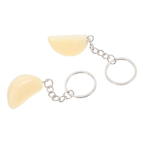 TOYZFRIENDY 2 Stück Simulierter Knoblauch Schlüsselanhänger Gemüse Anhänger Cartoon Lebensmittel Anhänger Schlüsselring Charm für Taschen Food Fotografie Requisite TOYZFRIENDY 2 Stück Simulierter Knoblauch Schlüsselanhänger Gemüse Anhänger Cartoon Lebensmittel Anhänger Schlüsselring Charm für Taschen Food Fotografie Requisite von TOYZFRIENDY
