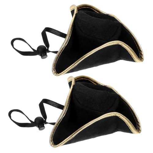 TOYZFRIENDY 2 Stück Teiliges Piratenhut mit Elastischem Band Verschleißfester Karnevalshut für Halloween Piratenkostüm Accessoire für Fasching Cosplay und Themenpartys TOYZFRIENDY 2 Stück Teiliges Piratenhut mit Elastischem Band Verschleißfester Karnevalshut für Halloween Piratenkostüm Accessoire für Fasching Cosplay und Themenpartys von TOYZFRIENDY
