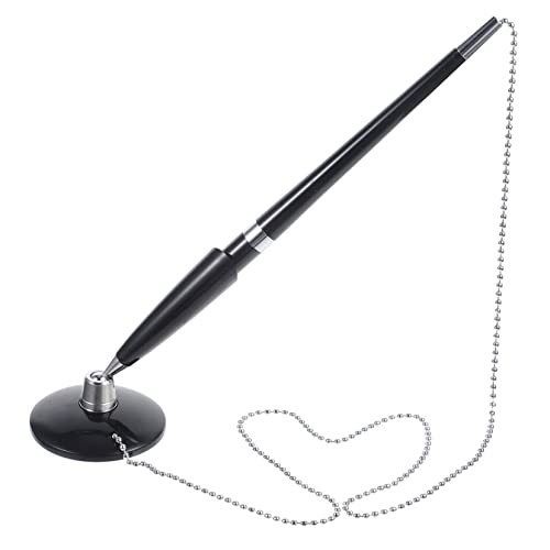 TOYZFRIENDY 2 Stück Teiliges Tisch Kugelschreiber mit Kette Stabile PP Materialien Flüssiges Schreibsystem Ergonomischer Griff Feststehender Schreibtisch Stift für Büro Bank Hotel TOYZFRIENDY 2 Stück Teiliges Tisch Kugelschreiber mit Kette Stabile PP Materialien Flüssiges Schreibsystem Ergonomischer Griff Feststehender Schreibtisch Stift für Büro Bank Hotel von TOYZFRIENDY