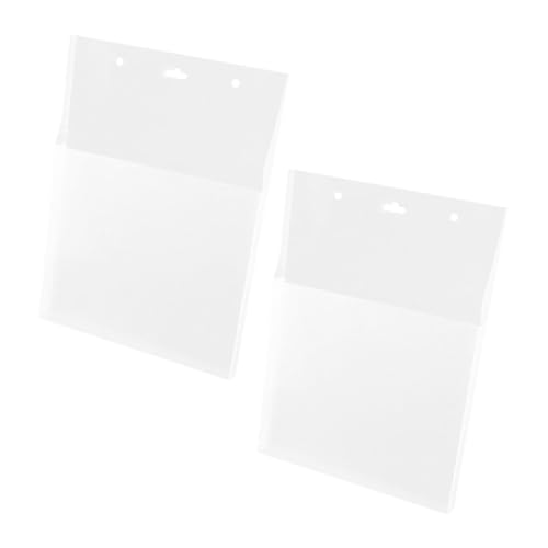 TOYZFRIENDY 2 Stück Wandhängender Dokumentenhalter Transparent Multifunktional Für Büro Magazine Poster Praktischer Wandorganizer Zur Übersichtlichen Aufbewahrung von TOYZFRIENDY