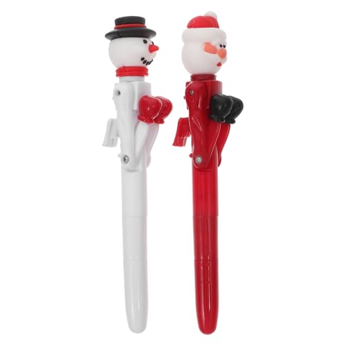 TOYZFRIENDY 2 Stück Weihnachtskugelschreiber mit Lustigem Boxing Design Kreative Schneemann Weihnachtsmann Kugelschreiber Interaktives Schreibspielzeug für Schüler und Kollegen Originelle TOYZFRIENDY 2 Stück Weihnachtskugelschreiber mit Lustigem Boxing Design Kreative Schneemann Weihnachtsmann Kugelschreiber Interaktives Schreibspielzeug für Schüler und Kollegen Originelle von TOYZFRIENDY