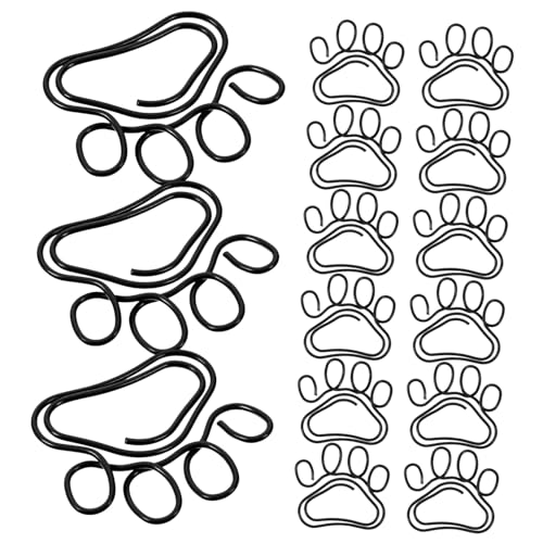 TOYZFRIENDY 20 Stück Kreative Metall Büroklammern Katzenpfoten design Kleine Dekorative Paperclips für Dokumente Briefe und Notizen Robust und Vielseitig für Büro und Zuhause von TOYZFRIENDY
