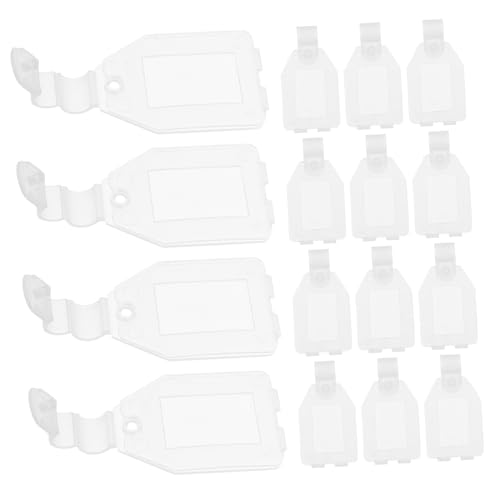 TOYZFRIENDY 20 Stück Preisetiketten Halter aus Material Halbtransparent Installieren für Supermärkte und Einzelhandelsgeschäfte Vielseitig Einsetzbar zur Preisauszeichnung von TOYZFRIENDY