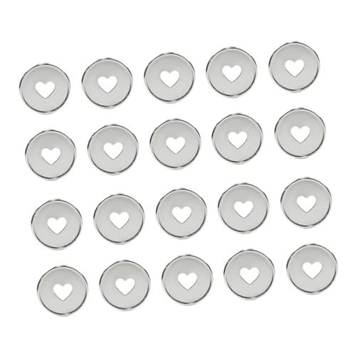 TOYZFRIENDY 20 Stück Teiliges Binder Discs aus Hochwertigem Abs Robuste Planer ringscheiben mit Starker Haltekraft Geeignet für Lose Notizbücher Ringbücher Nachfüllbare Heftbindung Vielseitig von TOYZFRIENDY