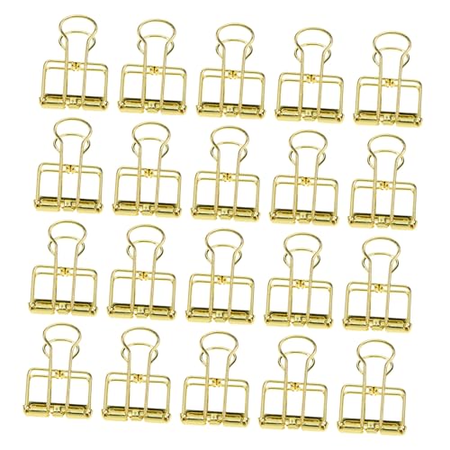 TOYZFRIENDY 20 Stück Teiliges Goldene Edelstahl Büroklammern mit Hallow Out Design Langlebige Papierklemmen für Schule Büro und Kreative Bastelarbeiten Rutschfester Halt ohne Beschädigung TOYZFRIENDY 20 Stück Teiliges Goldene Edelstahl Büroklammern mit Hallow Out Design Langlebige Papierklemmen für Schule Büro und Kreative Bastelarbeiten Rutschfester Halt ohne Beschädigung von TOYZFRIENDY