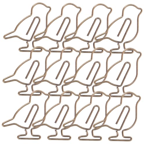 TOYZFRIENDY 20 Stück Teiliges Kleine Büroklammern aus Metall Kreative Antike Praktische Lesezeichen clips für Memo Fotos Dokumente und Aktenorganisation im Büro und Zuhause von TOYZFRIENDY