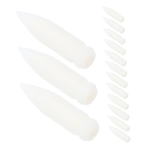 TOYZFRIENDY 20 Stück Teiliges Nylon Ersatzspitzen für Acryl Marker Weiche Verschleißfeste Marker Nachfüllspitzen Kompatibel mit Verschiedenen Marken Sanftes Schreiben und Zeichnen für Künstler von TOYZFRIENDY