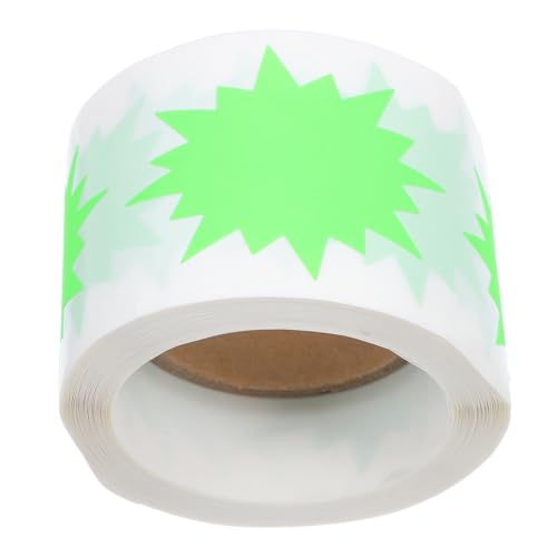 TOYZFRIENDY 200 Stück Fluoreszierende Preisetiketten Selbstklebend Handliche Preisschilder für Einzelhandel Starke Haftung Vielseitig Verwendbar Leuchtendes Grün für Verkaufsaktionen TOYZFRIENDY 200 Stück Fluoreszierende Preisetiketten Selbstklebend Handliche Preisschilder für Einzelhandel Starke Haftung Vielseitig Verwendbar Leuchtendes Grün für Verkaufsaktionen von TOYZFRIENDY