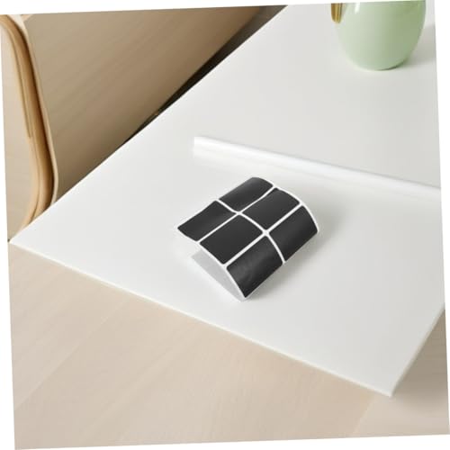 TOYZFRIENDY 200 Stück Wiederverwendbare Schwarze PVC Kreidetafel Etiketten Abwischbare Beschreibbare Aufkleber für Flaschen Gläser Küchenbehälter und Partys für Beschriftung und Organisation von TOYZFRIENDY