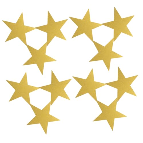 TOYZFRIENDY 24 Stück Teiliges Große Goldene Papiersterne mit Glitzereffekt Handgeschnittene Dekoration für Diy Bastelprojekte für Klassenzimmer Pinnwände und Festliche Wandgestaltung TOYZFRIENDY 24 Stück Teiliges Große Goldene Papiersterne mit Glitzereffekt Handgeschnittene Dekoration für Diy Bastelprojekte für Klassenzimmer Pinnwände und Festliche Wandgestaltung von TOYZFRIENDY